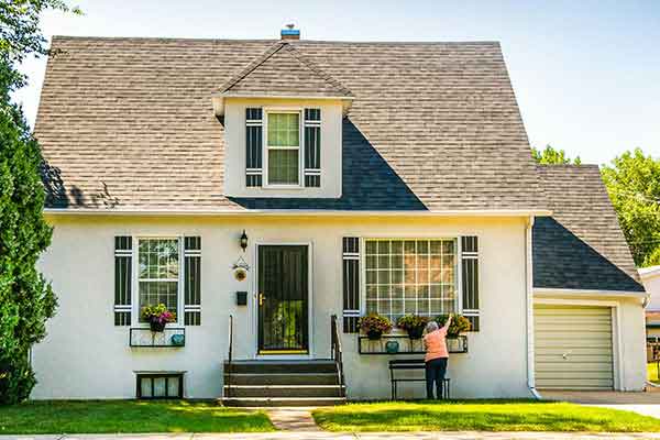 A generic square placeholder image with rounded corners in a figure.